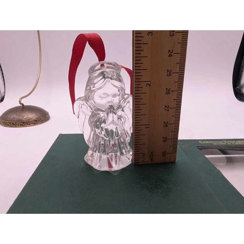 Retired Christmas Endearments Waterford Crystal Angel - Second In A Series